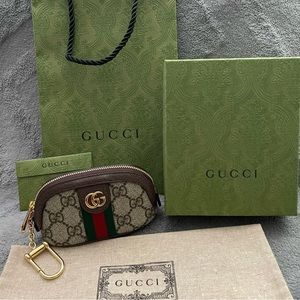 NEW RARE GUCCI Ophidia Key Dome Pouch